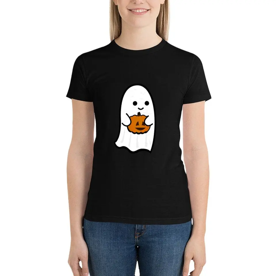 Roztomilé tričko Jack O 'Lantern Tritert Kawaii oblečenie krátky rukáv vtipné anime oblečenie západné tričká pre ženy