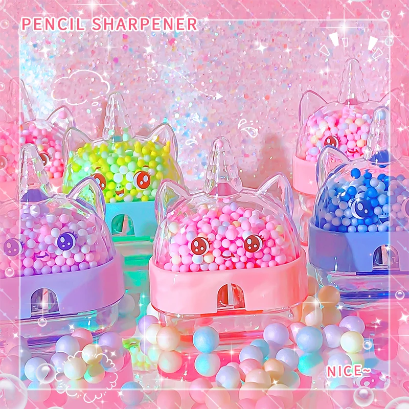 Roztomilé veci estetické kawaii pekné kancelárske potreby pre školu Užitočné kancelárske potreby Školské potreby Unicorn Pencil Barpener
