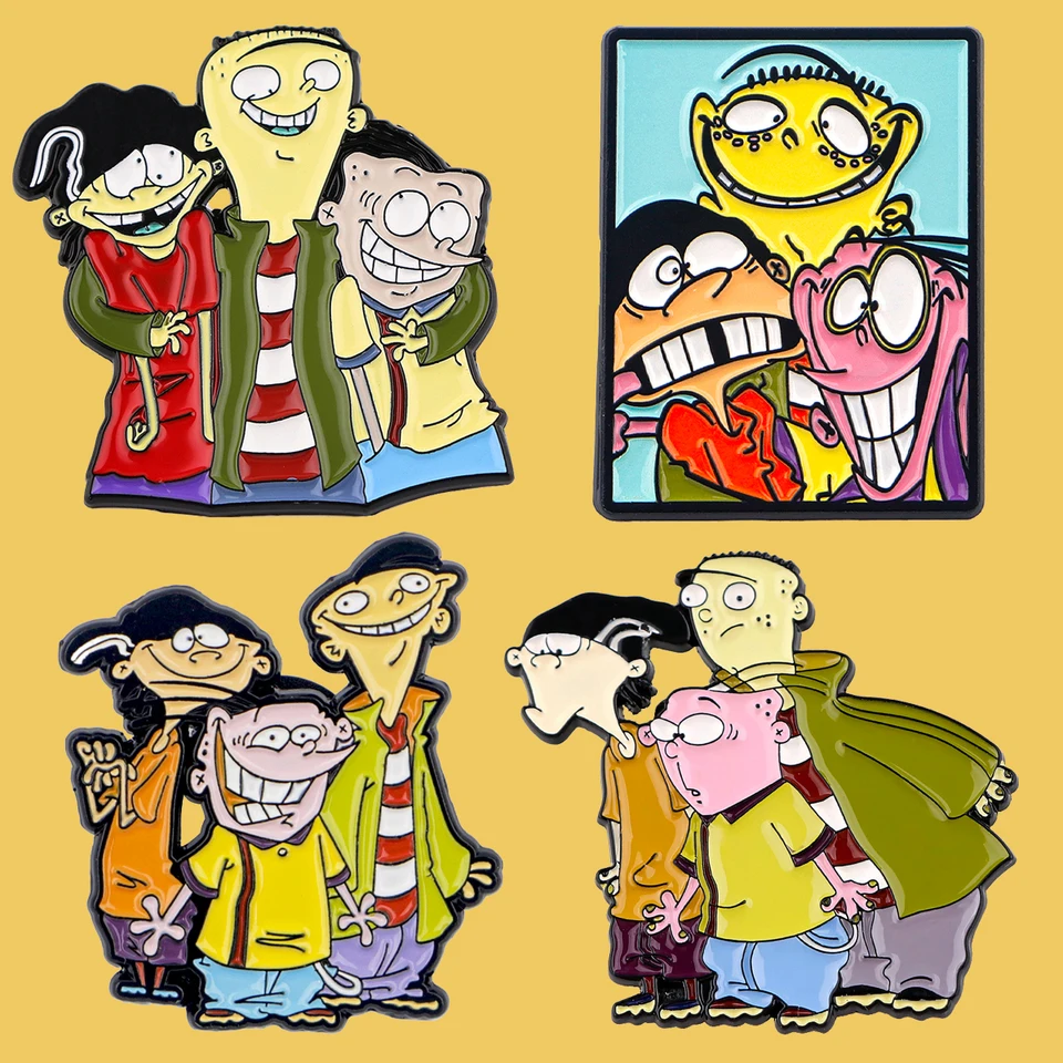 Roztomilí chlapci smaltované špendlíky karikatúry vtipné brošní pre ženy pre ženy klošné pin batohové tašky odznaky pre deti darčeky