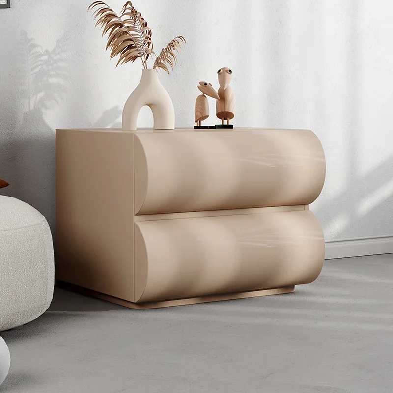 Roztomilý biely nočný stolík Nordický minimalista luxusný malý nočné zásuvky na stoličky Unikátne Mesita de Noche Dormitorio Spálňa nábytok