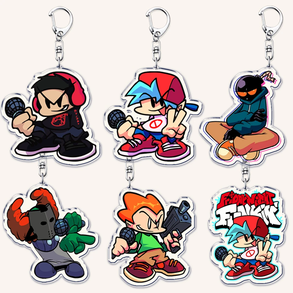 Roztomilý karikatúra Game priateľ priateľka Keychains pre doplnky Bag Game Lover Keyring Jewelry Friends Gaming Gamer Fanúšikovia darčeky
