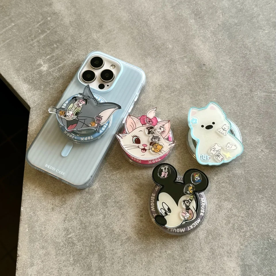 Roztomilý karikatúra Mickey Desktop Magnetický držiak mobilných telefónov Vhodný pre magnetické mobilné telefóny a magnetické puzdrá mobilných telefónov