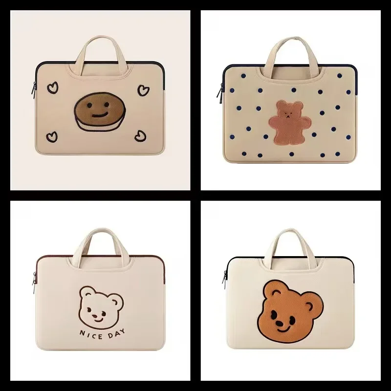 Roztomilý karikatúra Tablet Sleeve Bag NAPOHOP KAMERA 13.3 /13.6/14/15.6/16 LNCH prenosný počítačový rukáv FormacBook LPAD
