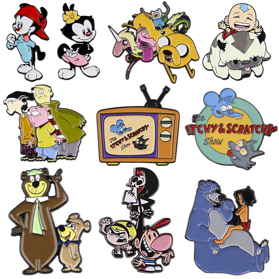 Roztomilý kreslený myš Mouse Smalt Pin Brošľový odznak batohový golier špendlíky klobúk šperky oblečenie Darček pre fanúšikov