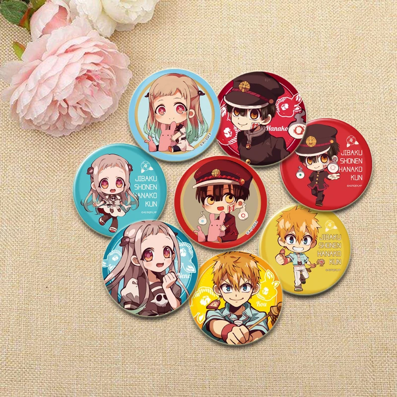Roztomilý kreslený odznak Yugi Amane/Hanako/Yashiro Nene/Minamoto Kou Anime Brošes Cosplay Creative Enamel Pins Darčeky
