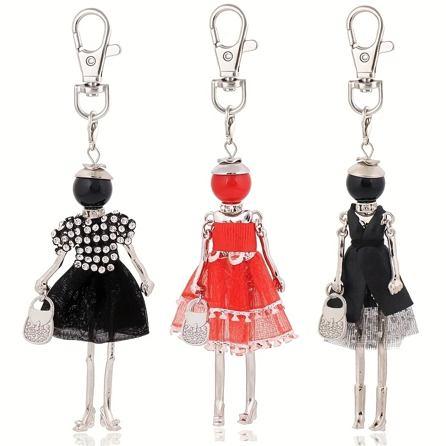 Roztomilý kľúčový pre ženy trendy taška prívesok pre autá Charms darčeky šperky vianočné veľkoobchodné veľkoobchod