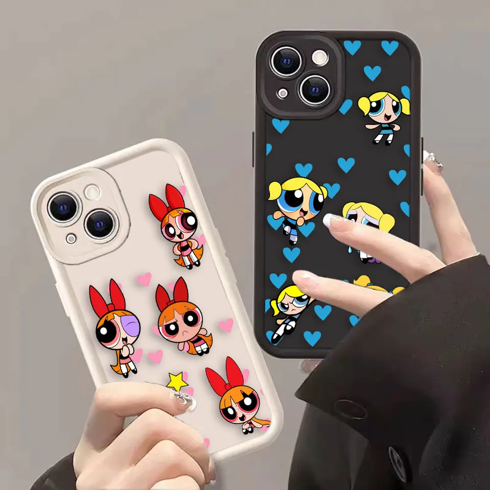 Roztomilý P-Powerpuff Girls Cover Case Pase pre OnePlus 11 10r 8t Nord CE 2 3 4 Lite Ace 2 3 Google Pixel 7 8 7a 8a 9 Prípad fonda
