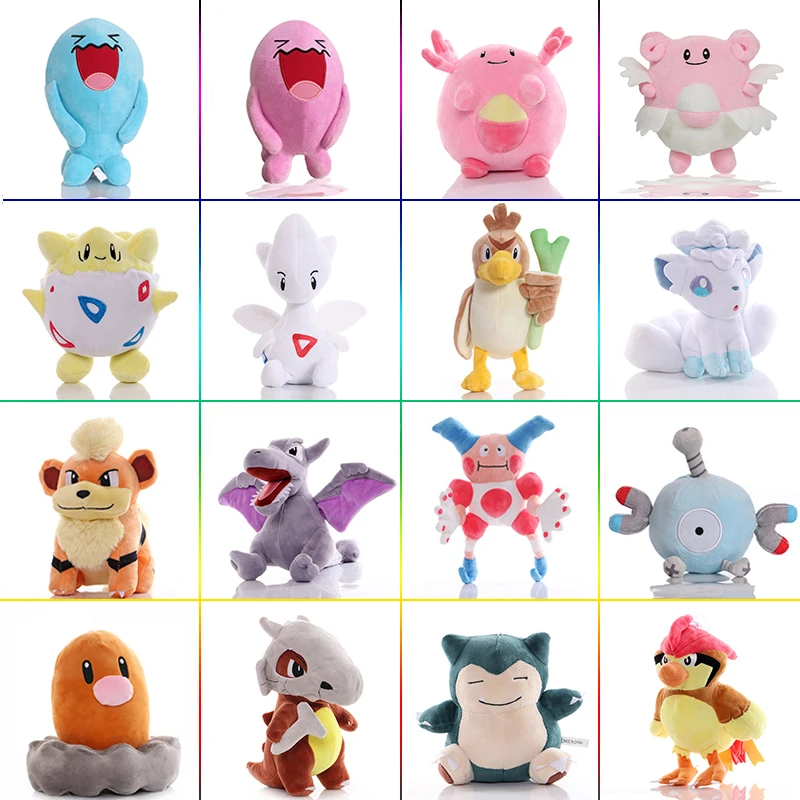 Roztomilý Pokémon Wobbuffet Aerodactyl Doll 20 cm anime magnemit vulpix diglett pikachu pidgeotto plyn