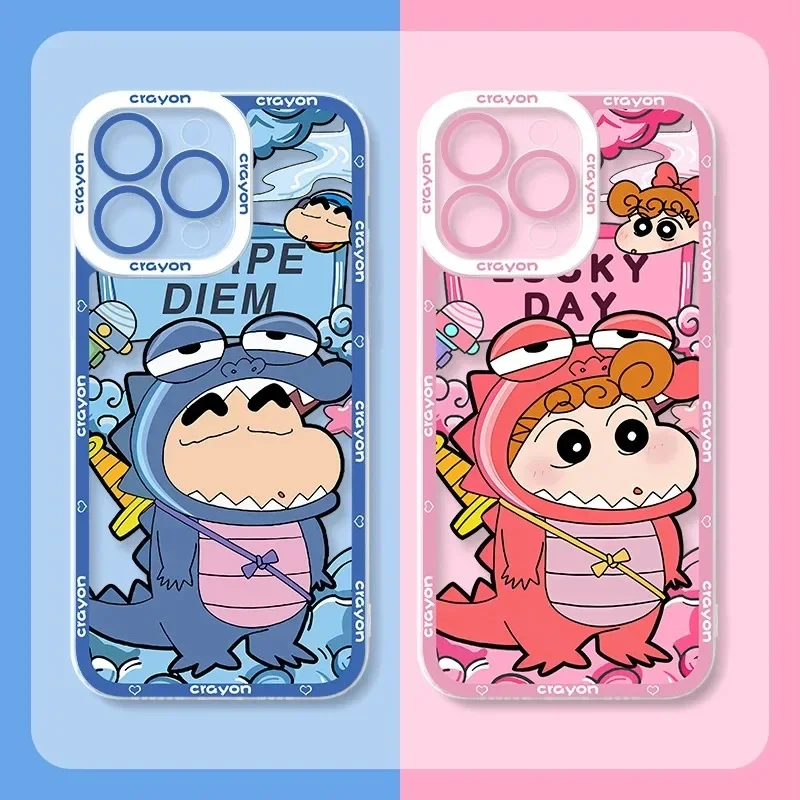 Roztomilý puzdro C-Crayon S-Shinchan pre Xiaomi Redmi Poznámka 13 12 11 Pro Plus 4G 5G 12S 11S 10S 9 9S 8 13C 12C 10C Soft Silikone Capa