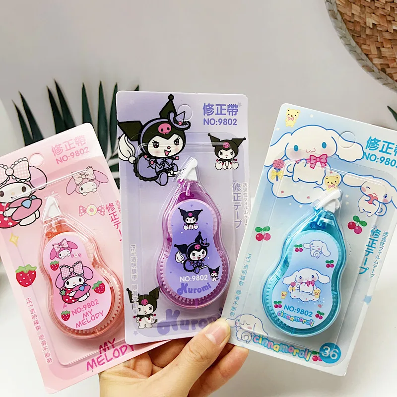 Roztomilý Sanrio Kuromi melody yuji korekcia psa korekcia roztomilý anime pumping pásky Študenti nápravy pásky ocenenia