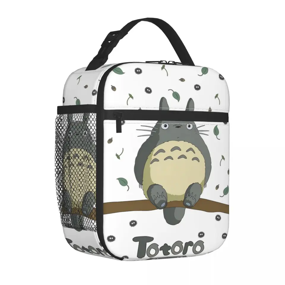 Roztomilý T-TotorS Cartoon Izolovaný obedový taška prenosná anime jedlá Container Cooler Bag Tote Lunch Box Work Outdoor Men Ženy