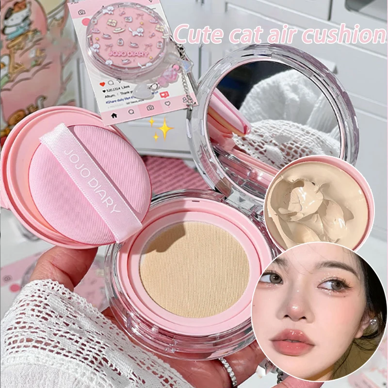 Roztomilý vankúšový vankúš kompaktný krém Hydratovaný vysoký pokrytie nadácie Oil Control Concealer BB Cream Kórejský make -up Base Kozmetika