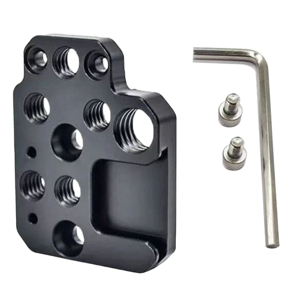 Rozšírenie dosky adaptérovej dosky 1/4 3/8 palca Hole Cold topánok Stabilizátor predlžovacia doska pre DJi Ronin RS3/RS2/RSC2/SC/S Plate