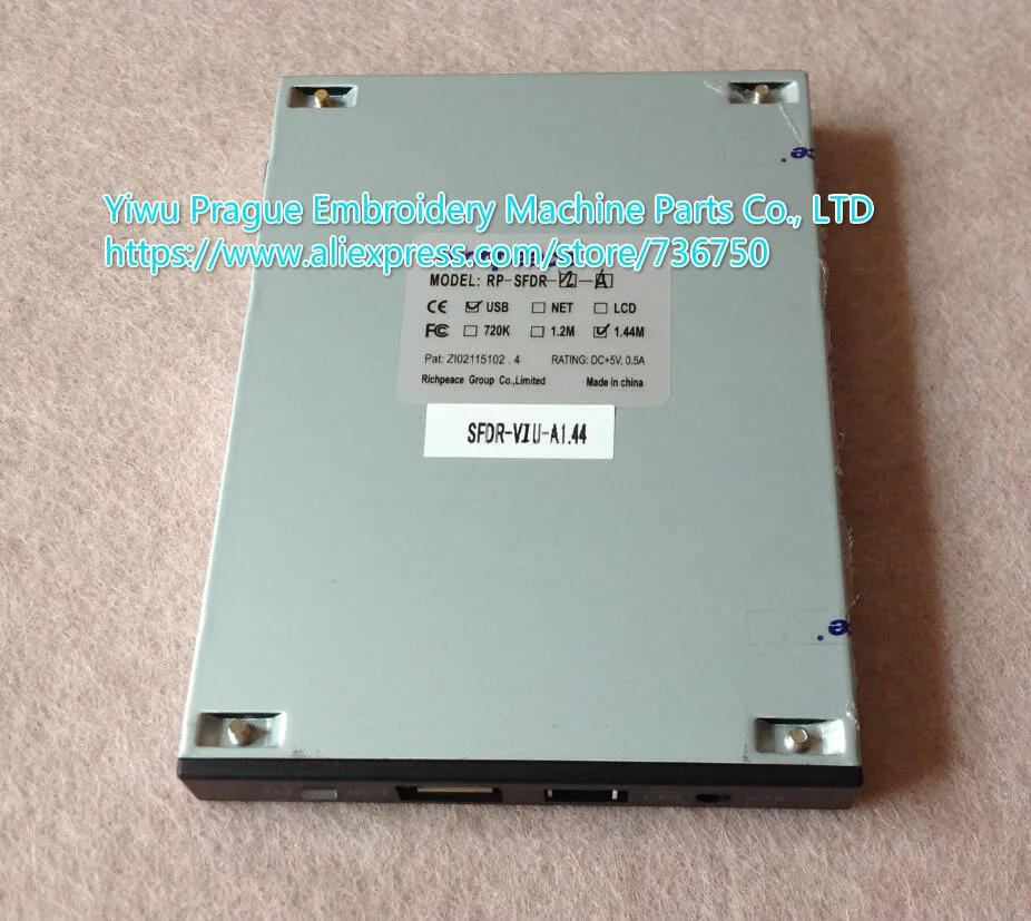 RP-SFDR-VIU-A1.44 RichPeace USB simulujúci emulátor pre čítačku pre Tajima Tejt Toyota ESP9000 EDMORODERY STACHINY NEO Floppy Drive
