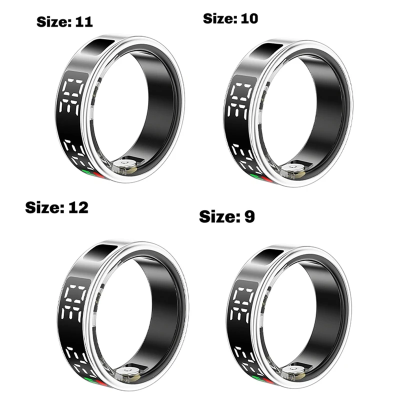 RS08 Smart Ring Health Health Monitor 5ATM Vodotesné viacsportové režimy Krv Kyslík sledovač s priehradkou 10