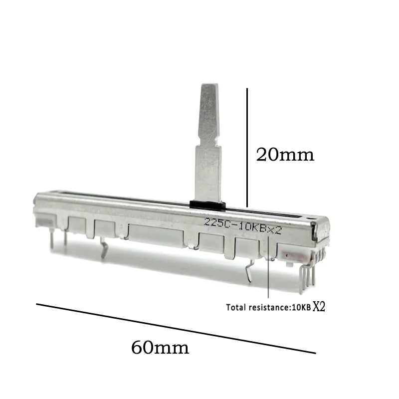 RS45 Series Alps Originálny priekopník DJM Series Vertical Fader Potentiometer Road 350 400 500 600 700 800 900 2000 1234 kanál
