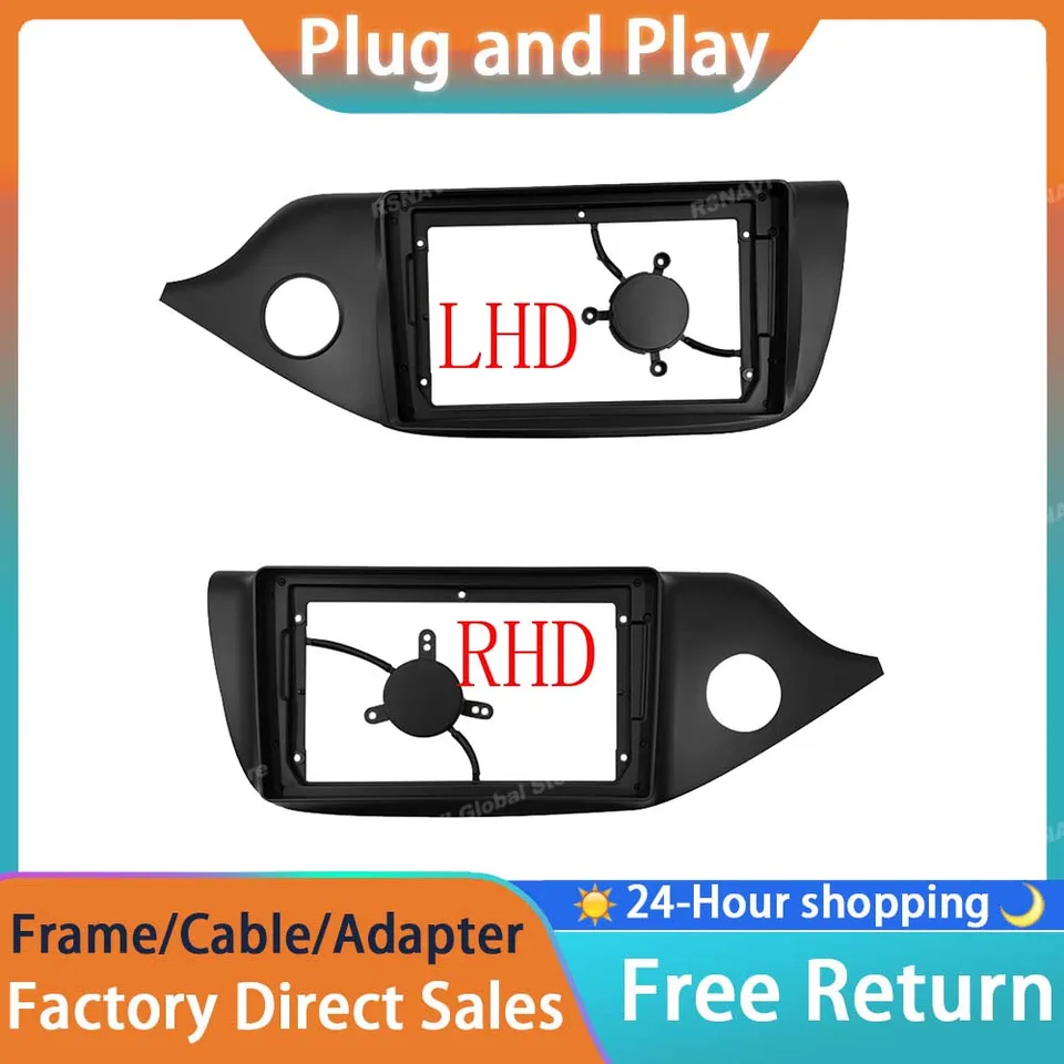 RSNAVI CAR Frame Adapter pre KIA CEED 2012 - 2016 Android Radio Radio Dask Kit Fascia Montážny rádiový informačný panel