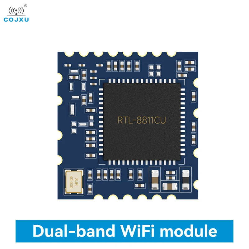 RTL8811CU 2.4 GHz 5.8GHz WiFi Modul Cojxu E103-RTL8811CU SDIO SMD Modul Nízke náklady 22 dbm 200M 200M rozhranie USB 22DBM.