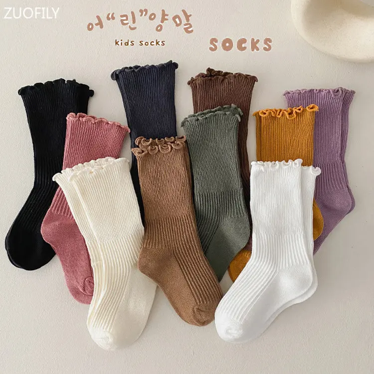 Rufle Kids Knee High Socks Dievčatá Dievčatá batoľa
