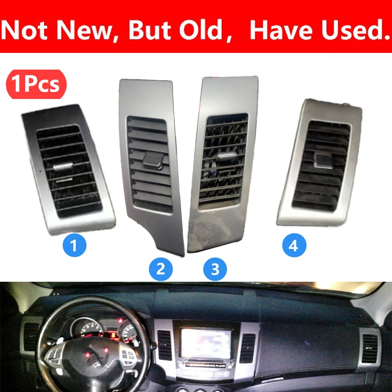 Ruili476 Použité diely pre Mitsubishi Outlander 2010 Car Dashboard Air Conditioner Air Outlet Air Viter pre Mitsubishi Outlander