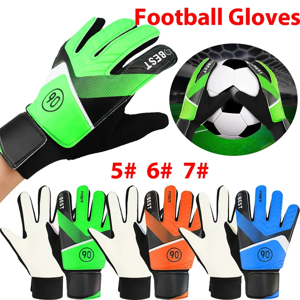 Rukavice detských rukavíc pre futbalové rukavice prstom pre deti, ktorý prepadol latexové brankárové rukavice pre deti