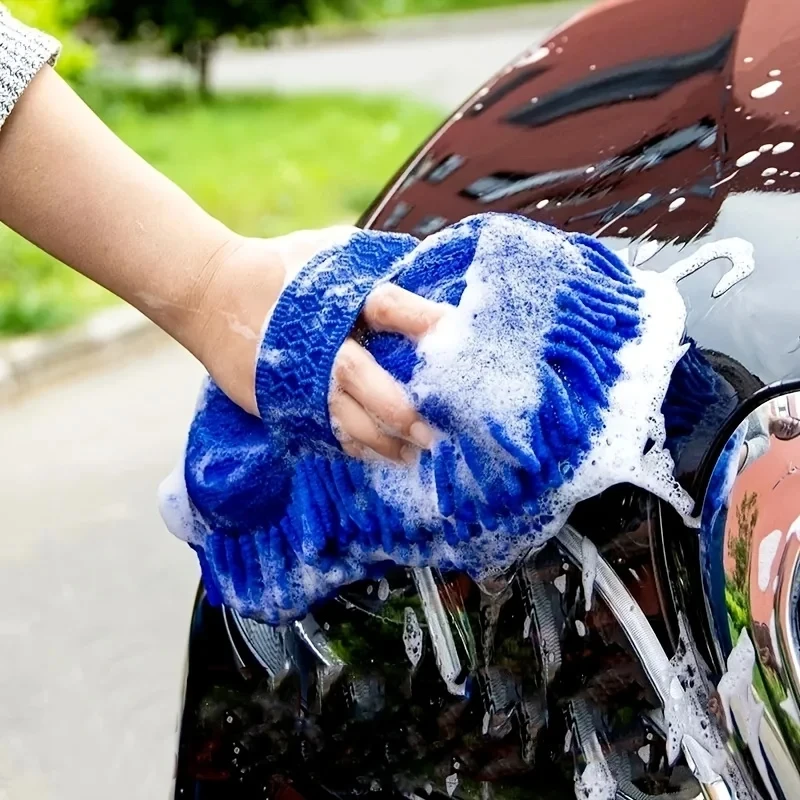 Rukavice Superfiber Modelovanie auta umývanie špongie Clean Care Detail detail
