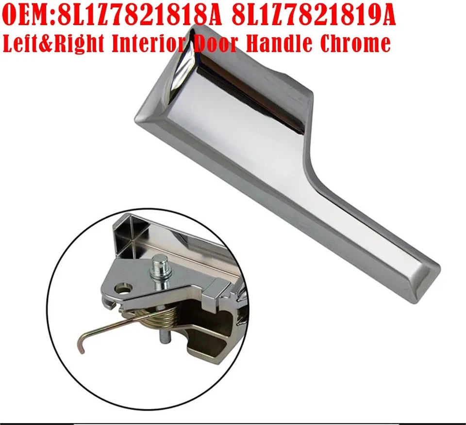 Rukoväť interiérových dverí pre Ford Expedition 2007-2014 Všetky Chrome RH: 8L1Z-7821818 LH: 8L1Z-7821819