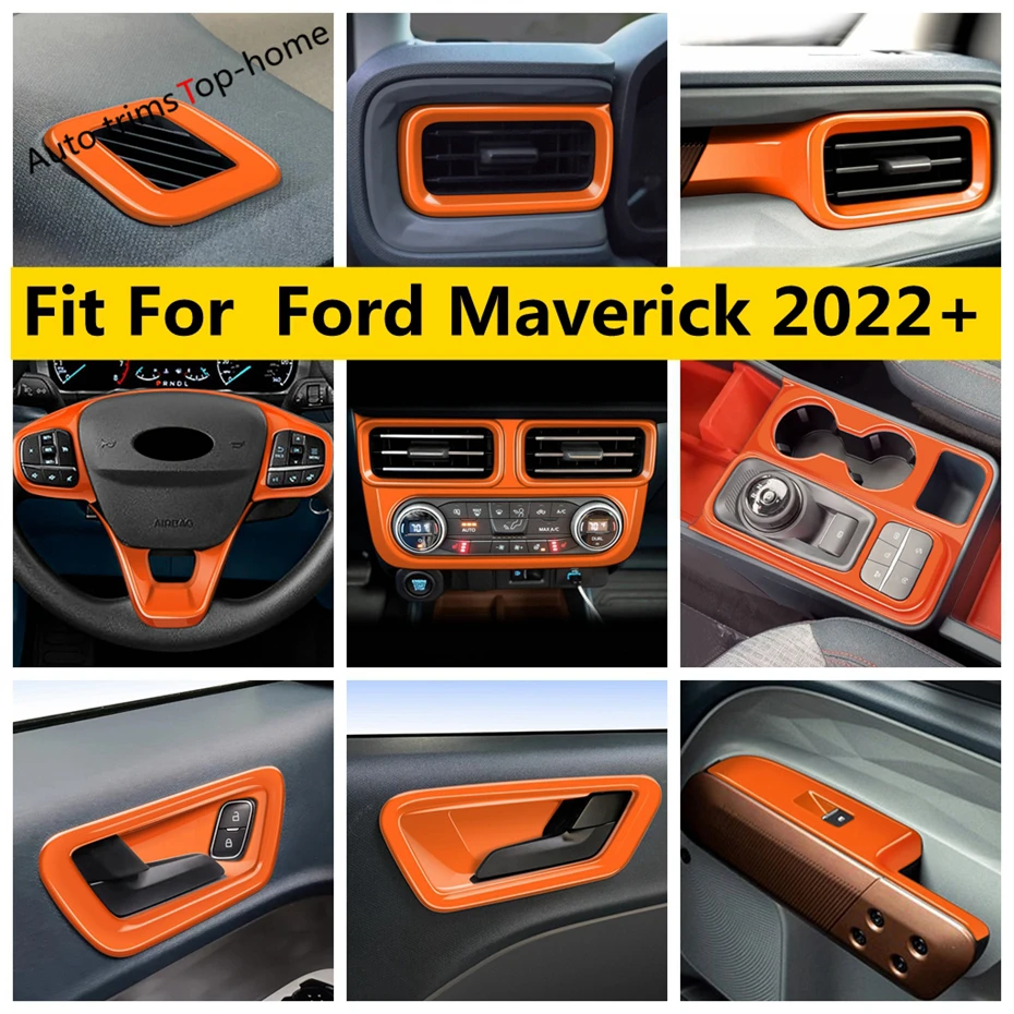 Rukoväť rukoväte na volant okenného volantu misky na posunový panel Panel Dashboard Side AC Air Tink Tink Adsure for Ford Maverick 2022 2023
