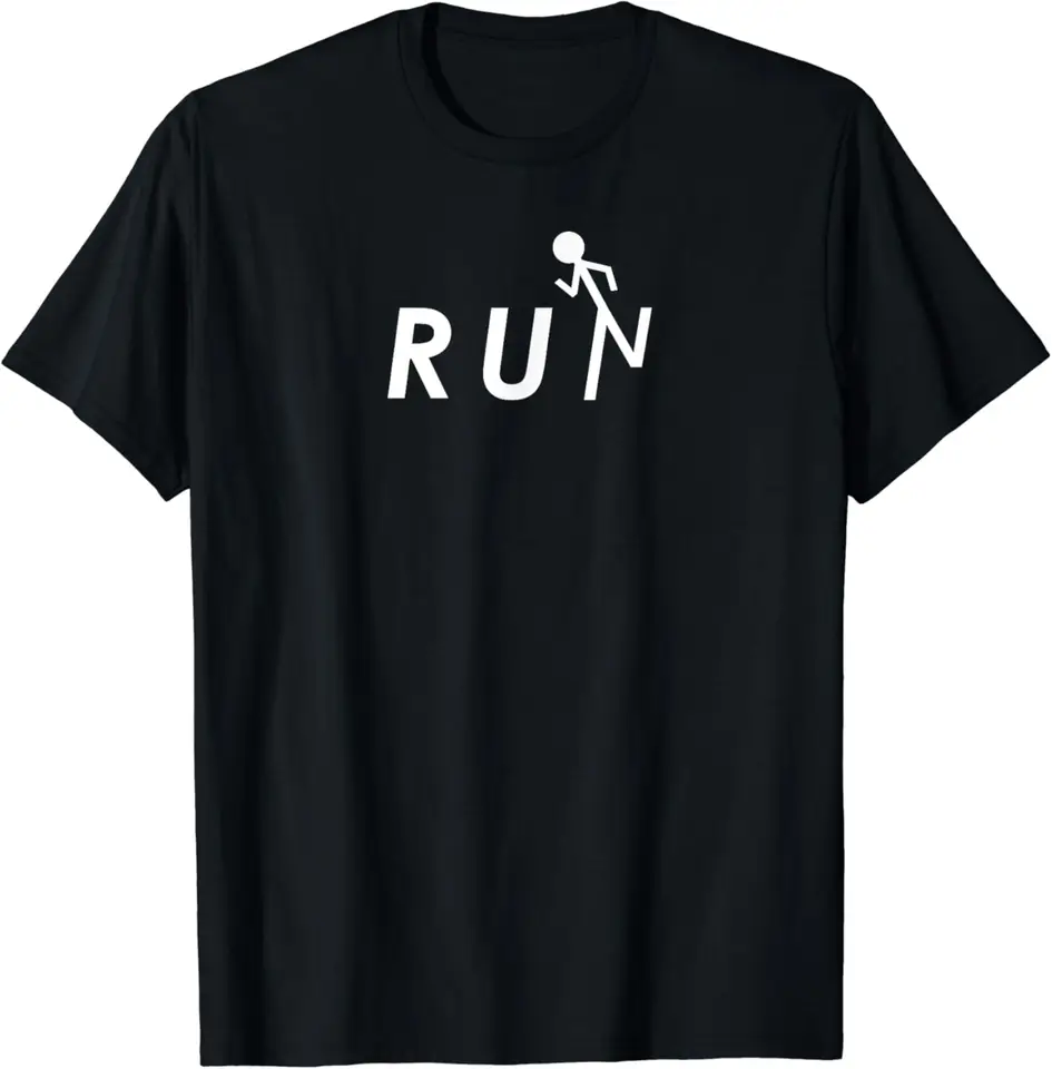 Run Stick Figur Runner beh Funny 5K bežci Marathon Tričko Men Men oblečenie vrcholy grafické tričká Camisas Streetwear