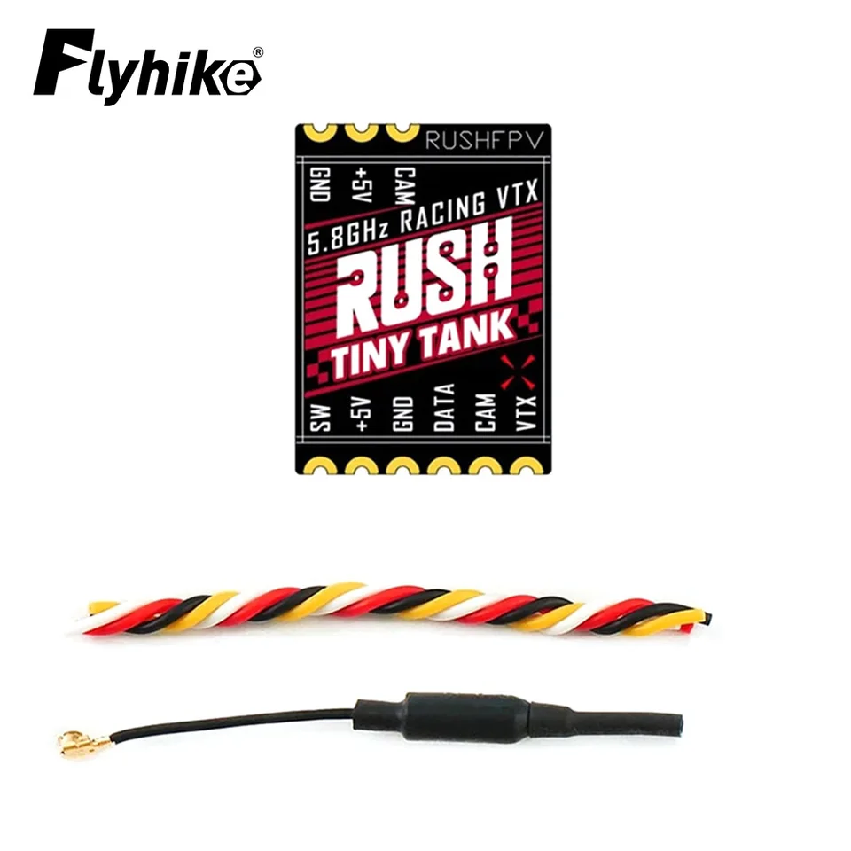 Rush Tiny Tank Nano VTX 48CH 350MW vysielač 5V Vstupné s expanznou doskou LED FPV prenosný pretekársky špáradlo FPV