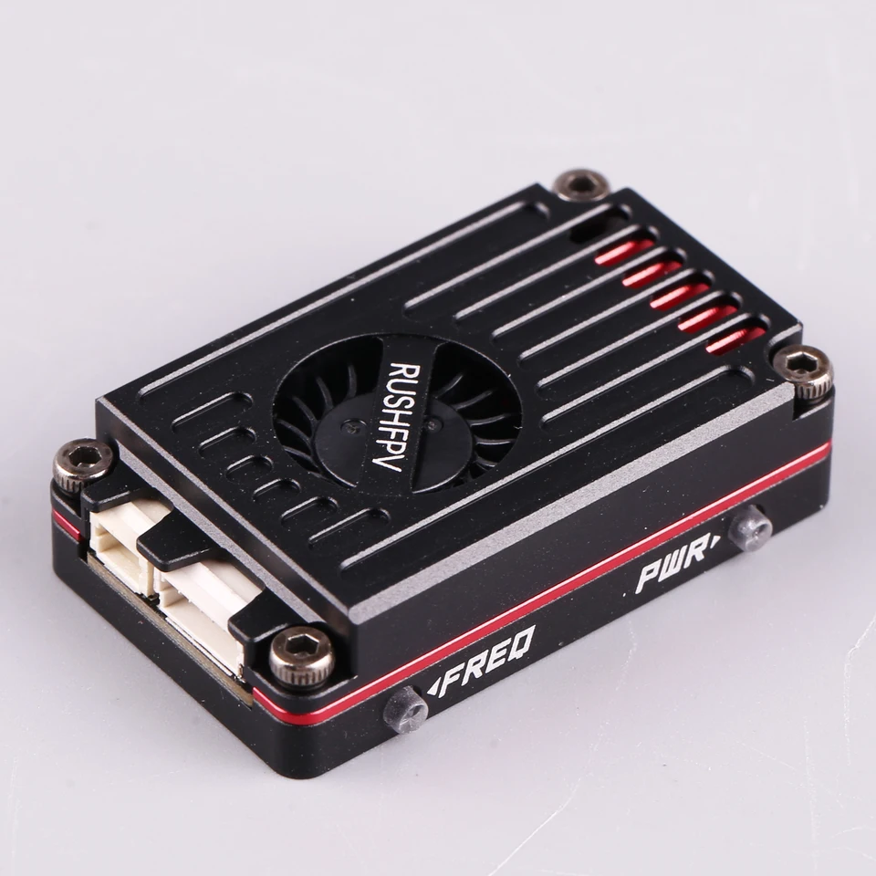 Rushfpv Max Solo Image Transmission 5.8G 2,5W 2-6S LiPo CNC Byting Vstavaný tichý chladiaci ventilátor pre FPV freestyle s dlhým dosahom DIY