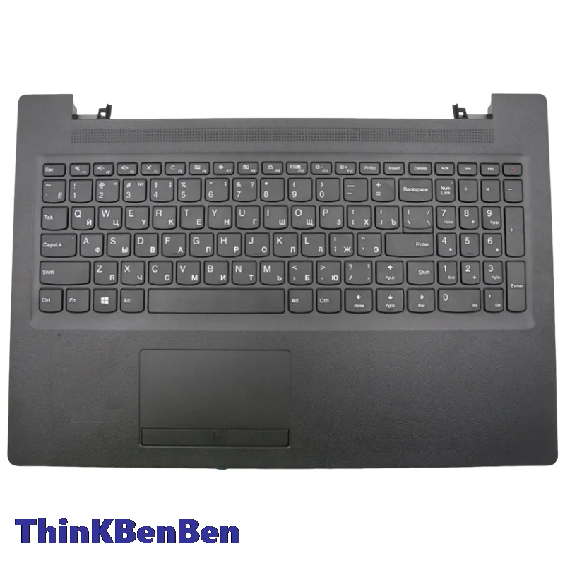 Ruský čierny klávesnica horný puzdro Palmrest Shell Cover pre Lenovo IdeaPad 110 15ACL 15AST 5CB0M72606