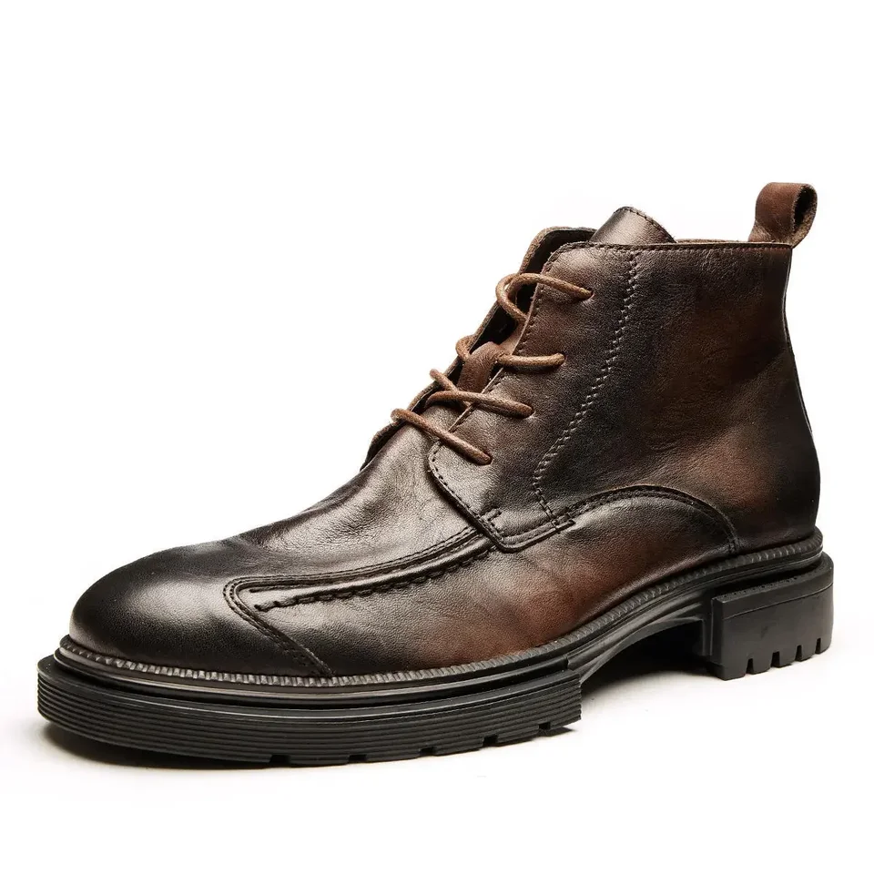 Ručne vyrábané kožené ležérne muži topánky zima s kožušinovými topánkami Men mokasins Comfort Walking topánky Men Flaty Hot Predaj Moccasins topánky
