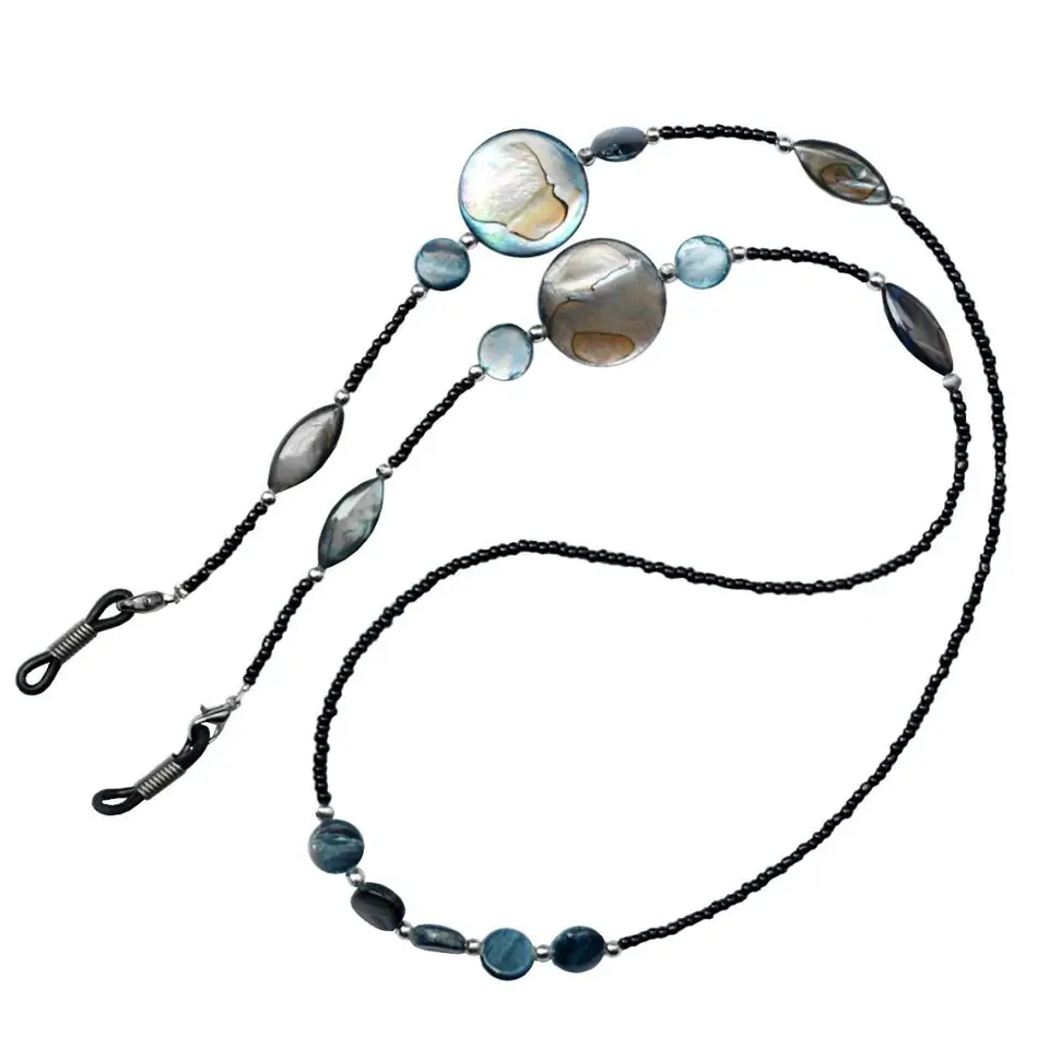 Ručne vyrábané perlové korálky v roku 2019 Reťazové okuliare Ženy korálkové slnečné okuliare držiak držiak Sport Sport Activity Eyewear Lanyard Náhrdelník
