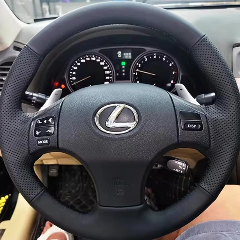 Ručne šité vrkočky rezistentné na opotrebenie na volante pre Lexus IS250 IS300 ES250