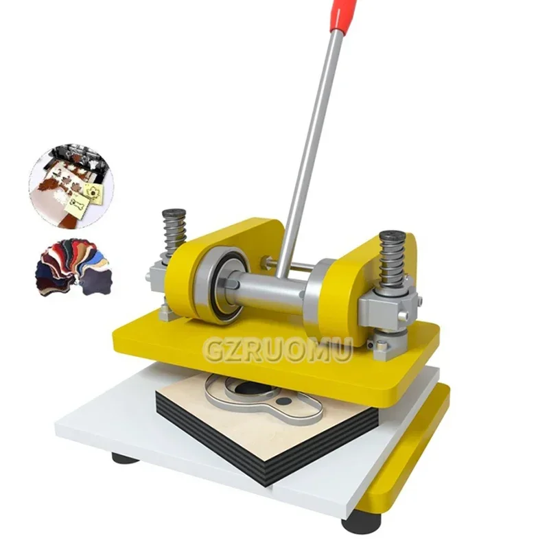 Ručné kožené strihové strihové zariadenie Single/dvojité koleso Photo papiera PVC/EVA List DIY manuálne nástenky s rezačnou rezačkou
