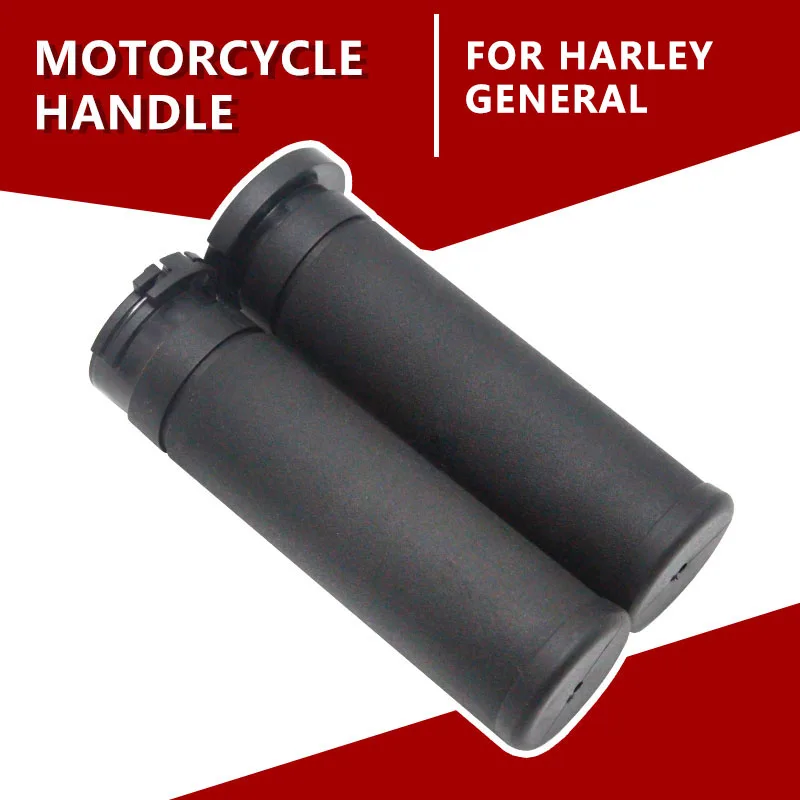Ručné ruky na riadidlá motocykla 1 '' 25 mm gumové rukoväte Rukoväte pre Harley Touring Dyna Softail Custom Sportster 883 1200 XL
