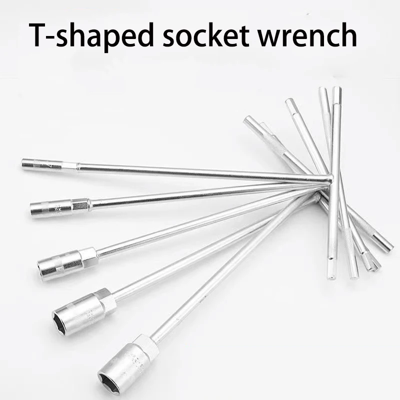 Ručný náradie v tvare T Wrench Wrench Metric6-19 mm TRANDLE KREK Rozšírený kľúč T-SCHECT