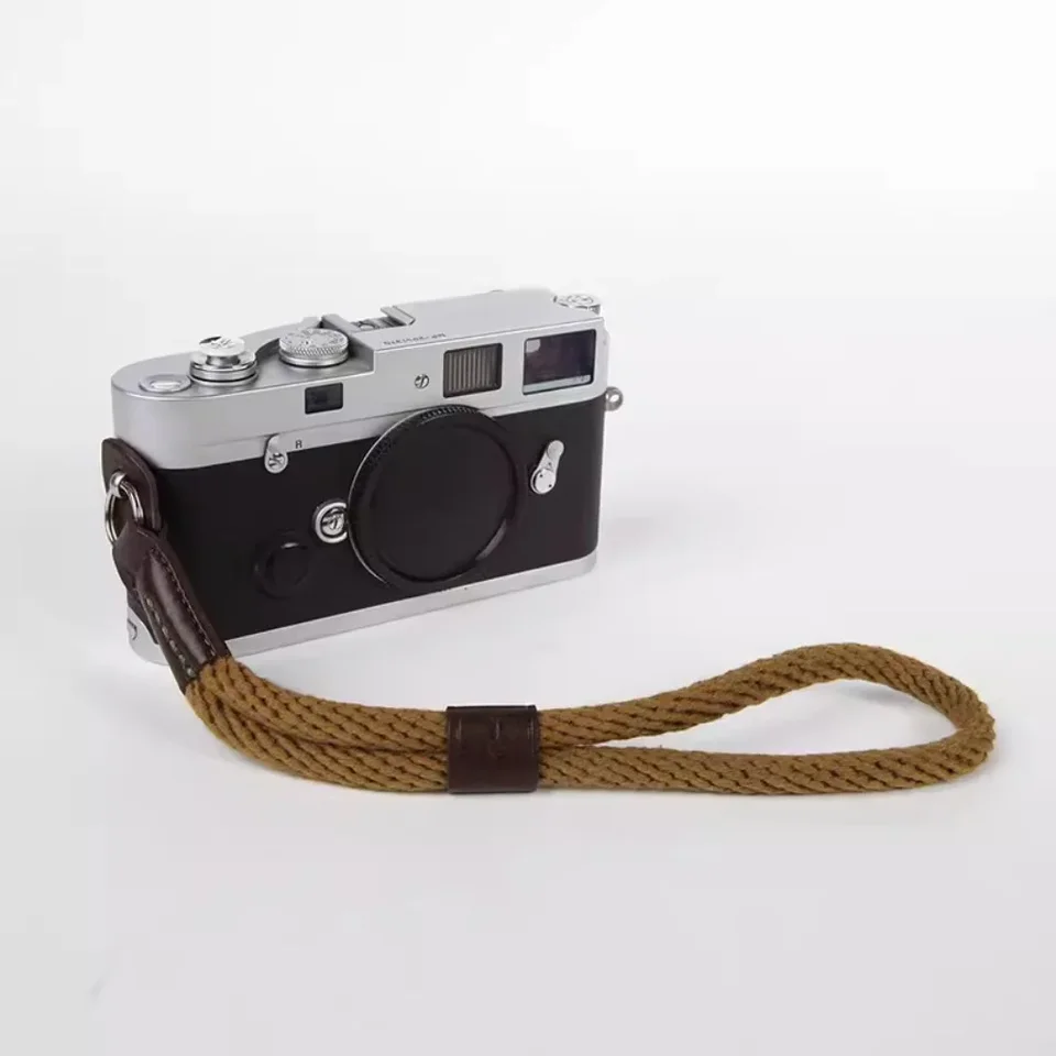 Ručný pás DSLR DSLR bez zrkadlového kamery zápästie Camera Bavlnený remienok na zápästie vhodný pre Fuji X100 GR3 pre Leica Sony