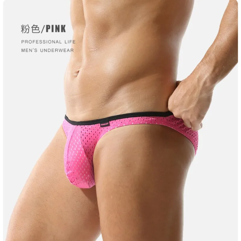 Ružové muži spodná bielizeň sexy nízky vzostup gay pánske remienky a g struny sexy muži spodná bielizeň penis Pankovo ​​nohavičky pánske bikiny bikiny