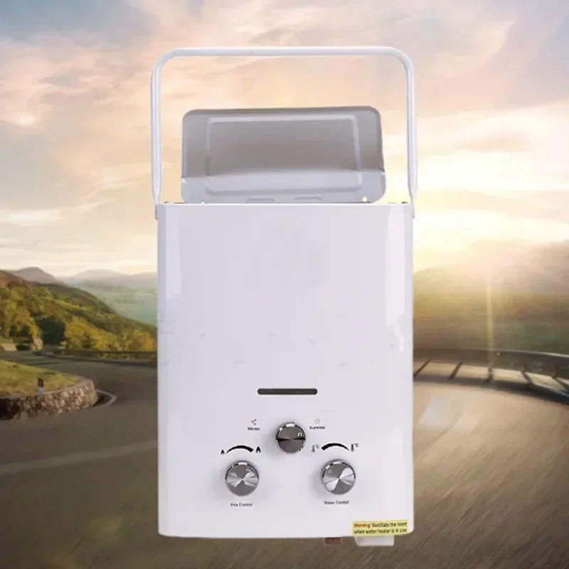 RV plynový ohrievač vody Outdoor Camping Bath Instant Hot Water Ohrieč neelektrický ohrievač vody