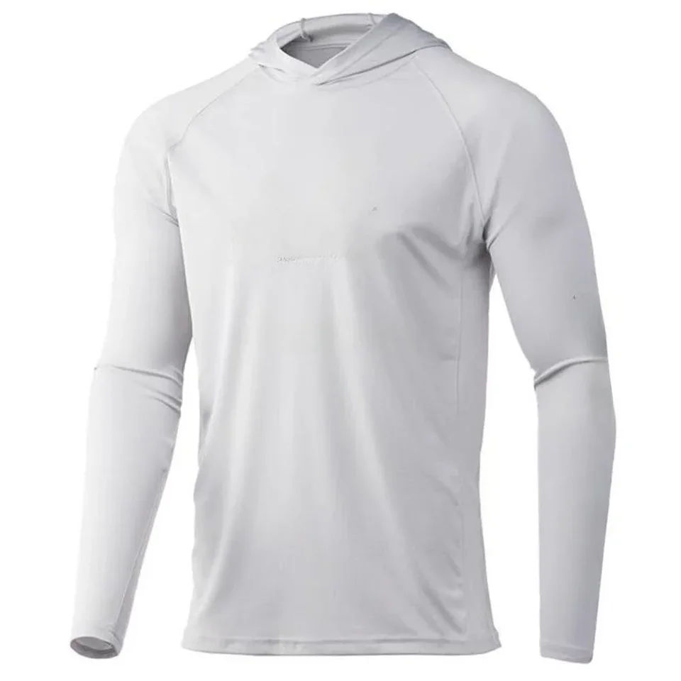 Rybárska košeľa s kapucňou dlhé rukávy UV ochrana Man Outdoor Summer Wicking Jersey Rybárske oblečenie