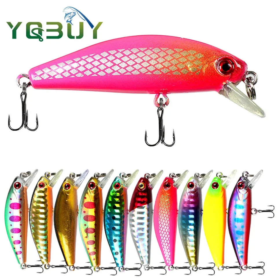 Rybárska návnada 5,5 cm 6,7g Minnow návnady potápanie kľukového kľuka