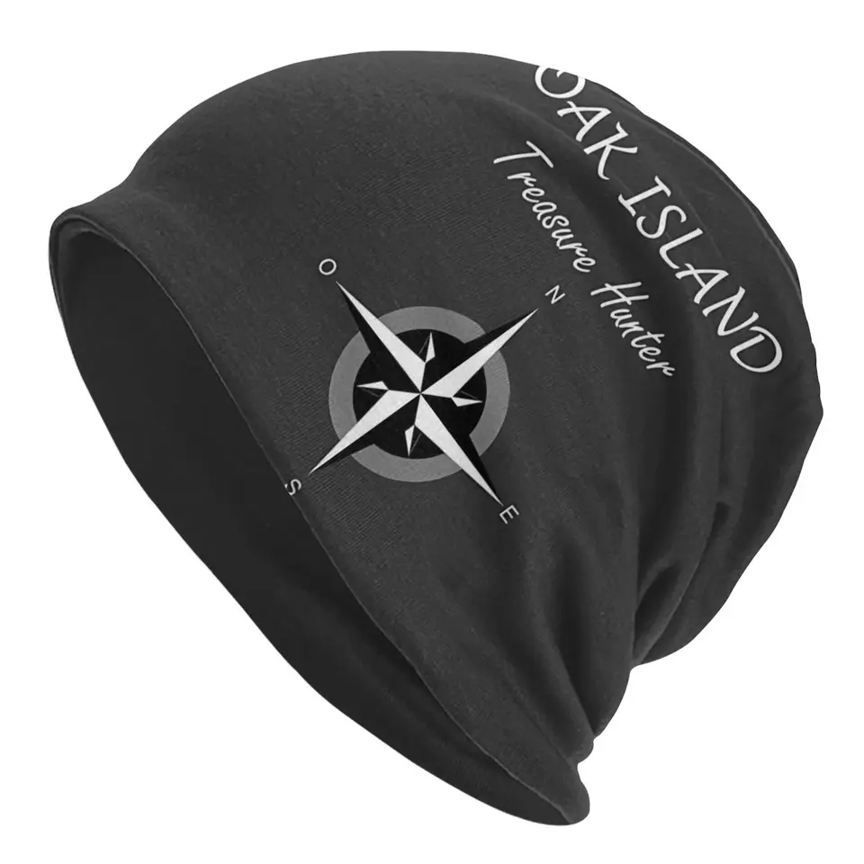 Rytieri templár lebky čiapky čiapky Oak Island Treasure Hunter tenký klobúk jesenná jarná kapota klobúky Men Dámske unisex lyžiarske čiapky
