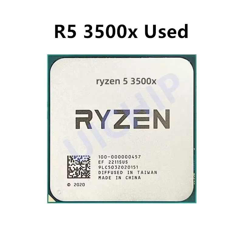 Ryzen 5 3500x R5 3500X 3,6 GHz Použitý herný zen zen 2 0,007 šesťjadrový šesť-litrový procesor CPU 65W L3 = 32 m 100-000000158 Socket AM4