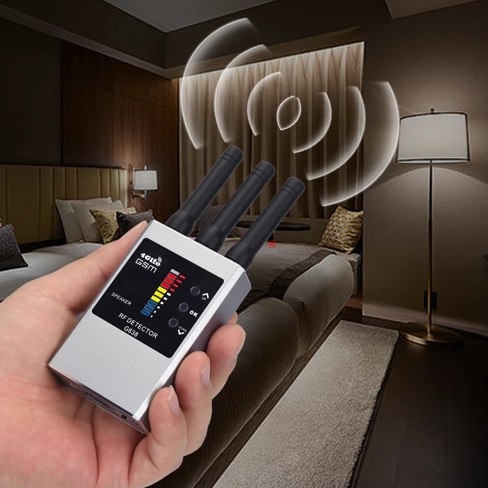 Rádio anti-spy RF detekcia signálu Camera GSM GSM Audio Bug Finder GPS GPS Signal Signal RF Tracker Detect Anti Candid IR Camera Detector