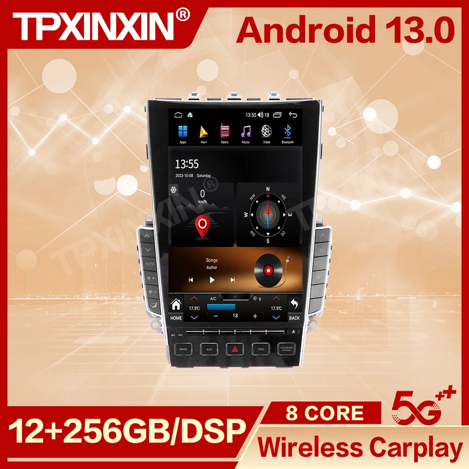 Rádio Coche s prijímačom automatického obrazovky pre Android pre Infiniti QX60 JX35 2015 2016 2017 2018 2019 2020