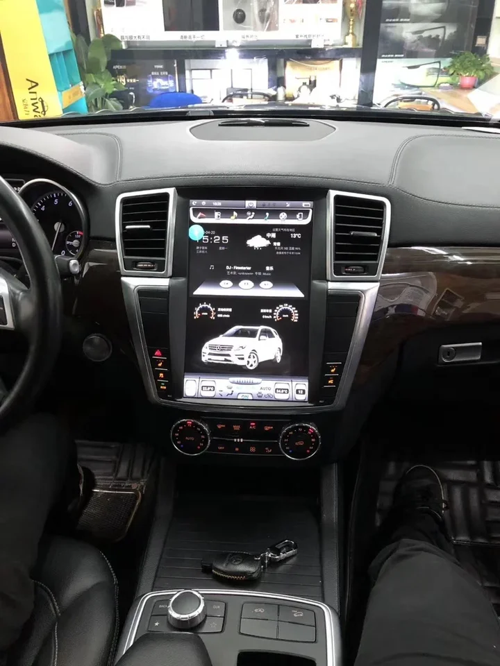 Rádio pre autá pre Mercedes-Benz GL Ml W166 ML300 350 400 500 2012-2016