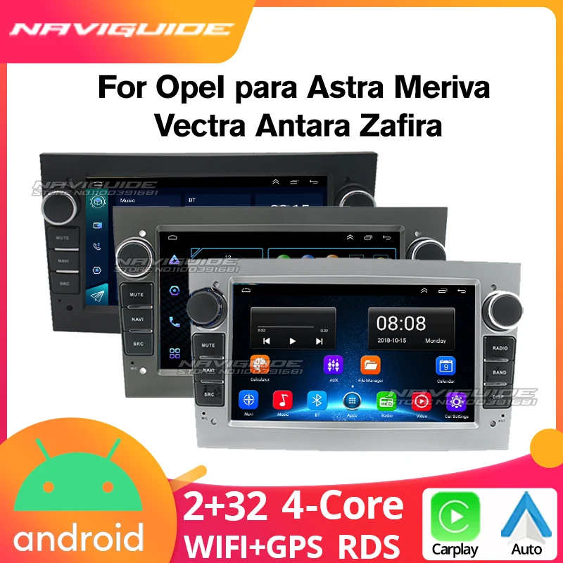 Rádiové multimédiá pre Opel Astra HJ 2004 Vectra Vauxhall Antara Zafira Corsa CD Vivaro Meriva Veda Wireless Auto CarPlay
