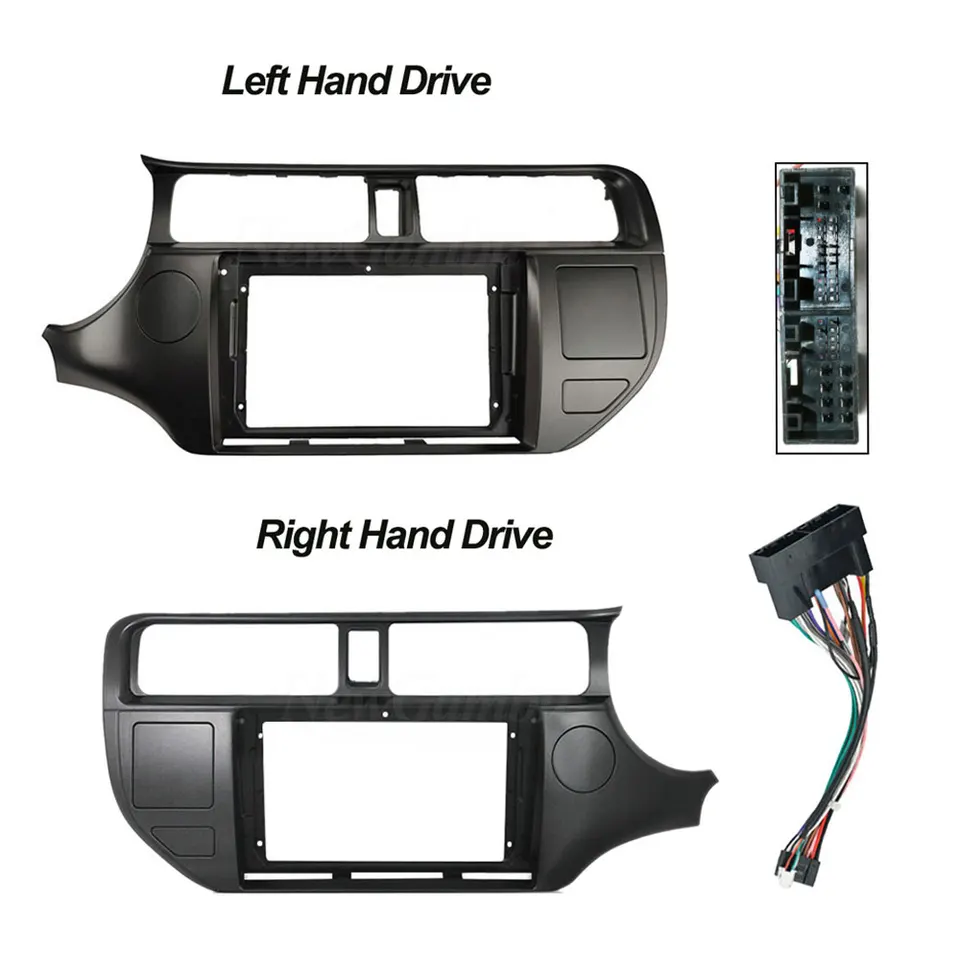 Rámec fascia 9 palcov pre Kia Rio 2011 2012 2013 2014 (Frame Kia Rio) DVD Android Dash Panel Air-Conditioning Inštalačná súprava